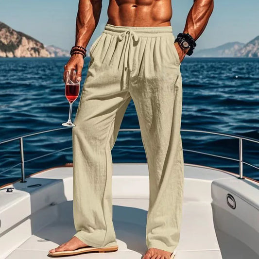 Bradley | Relaxed Linen Trousers for Effortless Summer Style - Image 1