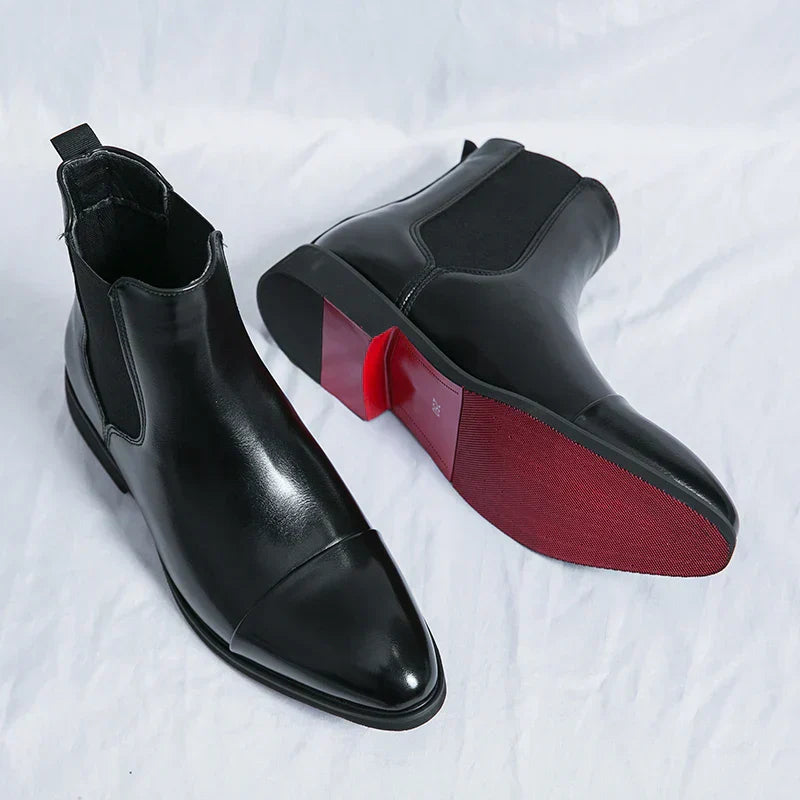 Joaquin | Men's Chelsea Pull-On Dress Boots - Image 1