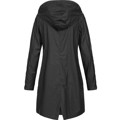 Cara | Women's Hooded Long Jacket - Image 1