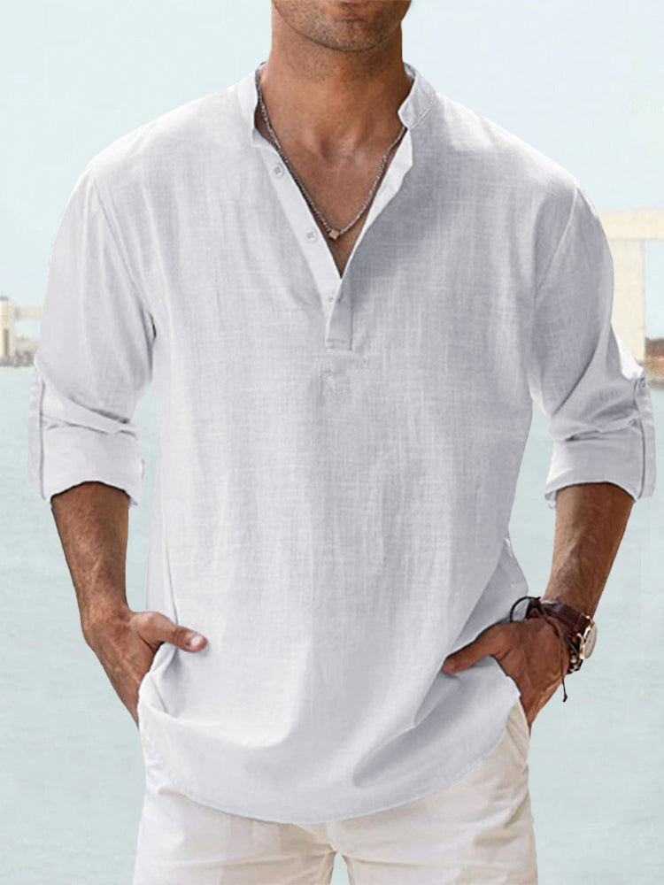 Clark | Casual Linen Shirt for Men – Relaxed Fit – Breathable and Stylish - Image 5