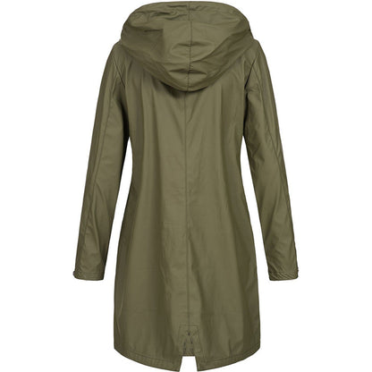 Cara | Women's Hooded Long Jacket - Image 2