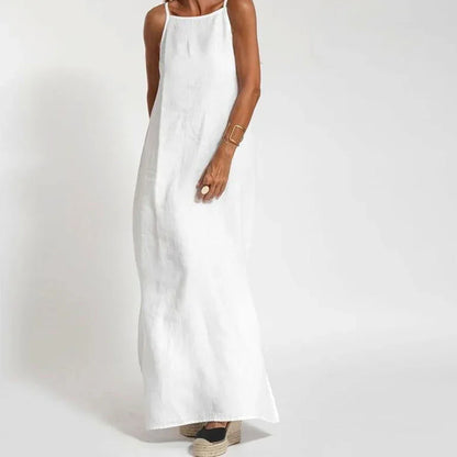 Piper | Elegant Strapless Slip Dress with Delicate Slits - Image 1