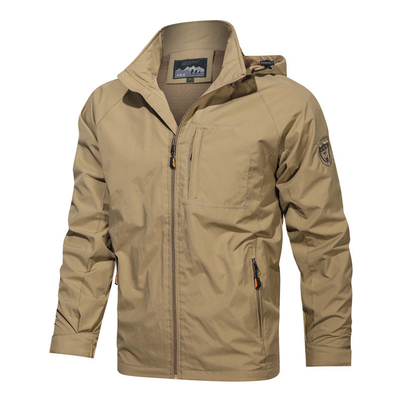 Edison | Men's Lightweight Hooded Jacket - Image 4