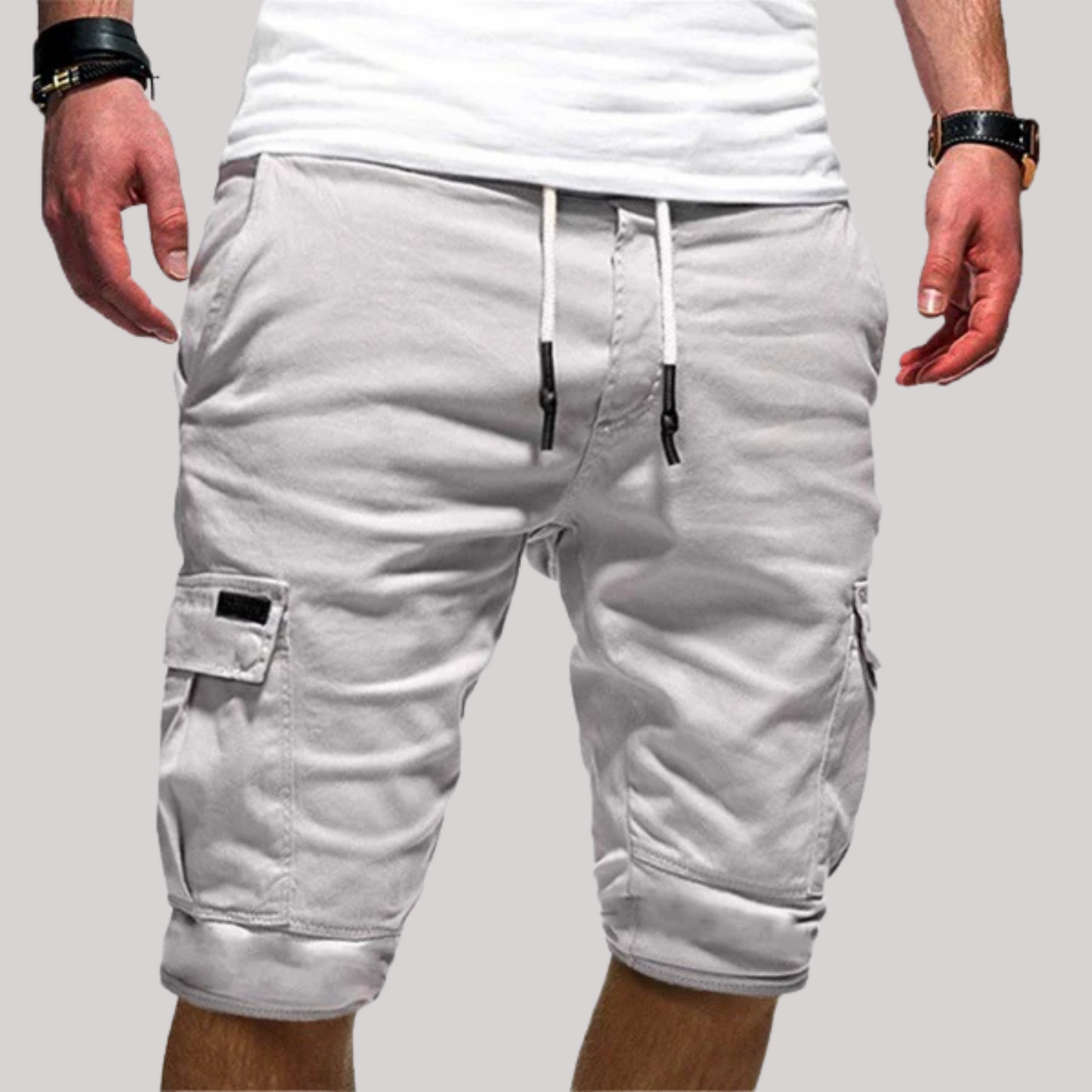 Ralph | Comfortable Cargo Shorts with Drawstring for Men - Image 1