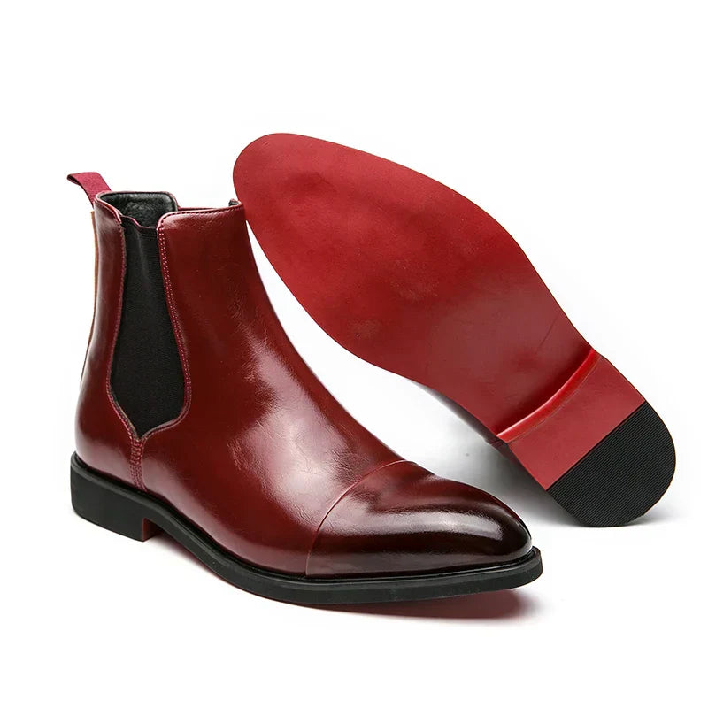 Joaquin | Men's Chelsea Pull-On Dress Boots - Image 2