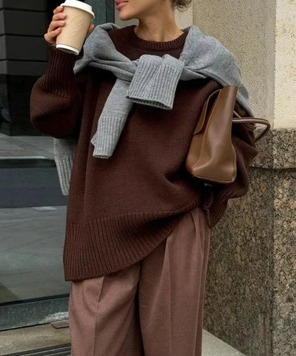 Kylie | Women's Oversized Pullover Sweater - Image 3