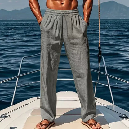 Bradley | Relaxed Linen Trousers for Effortless Summer Style - Image 6