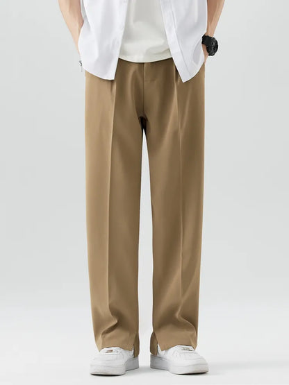 George | Men's Trousers - Straight Leg - Relaxed Fit - Soft Breathable Fabric - Full Length - Image 1