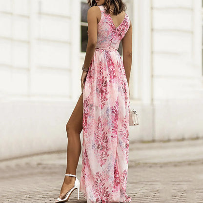 Felicia | Elegant Slit Maxi Dress for Every Occasion - Image 3