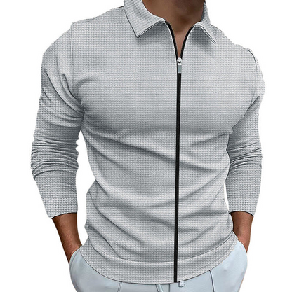 Jeremy | Elegant Zip-Up Shirt for Comfort - Image 3