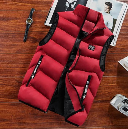 Carlton | Men's Puffer Vest Jacket - Image 2