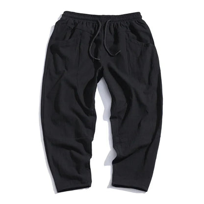 Gerald | Kyoto Linen Cropped Pants for Men - Image 5
