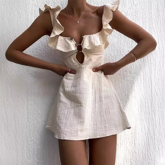 Zomer | Elegant Lightweight Summer Mini Dress - Image 1