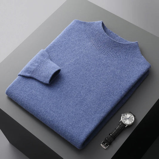 Louie | Men's Mock Neck Sweater - Image 1