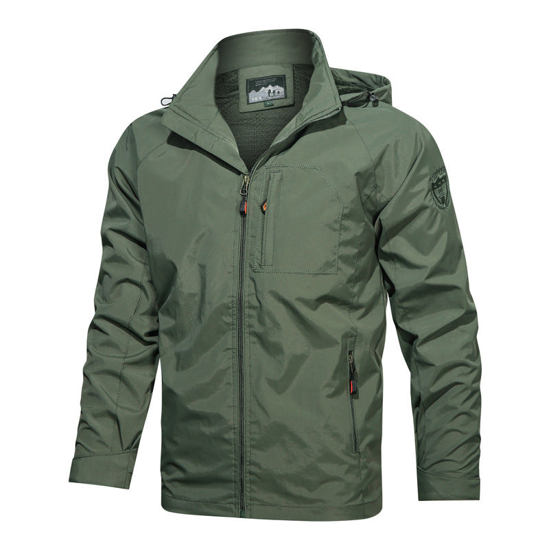 Edison | Men's Lightweight Hooded Jacket - Image 1