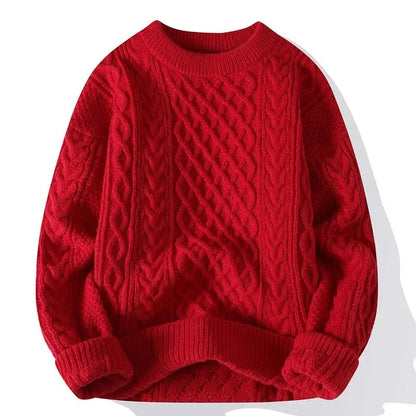 Morgan | Men's Crewneck Patterned Sweater - Image 12