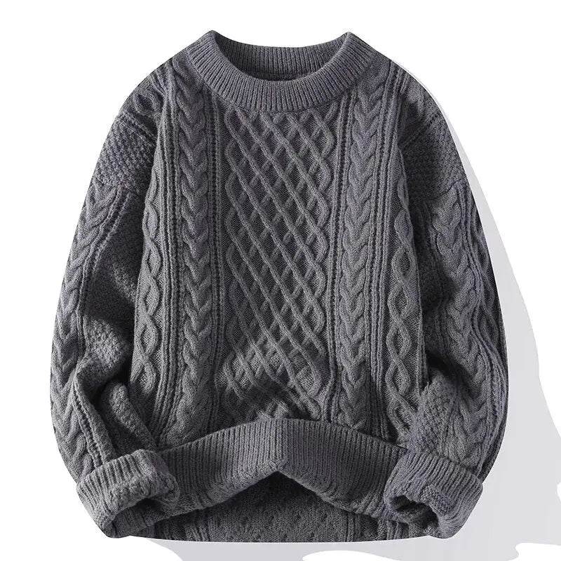 Morgan | Men's Crewneck Patterned Sweater - Image 14