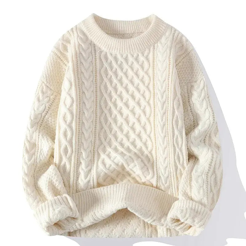 Morgan | Men's Crewneck Patterned Sweater - Image 15