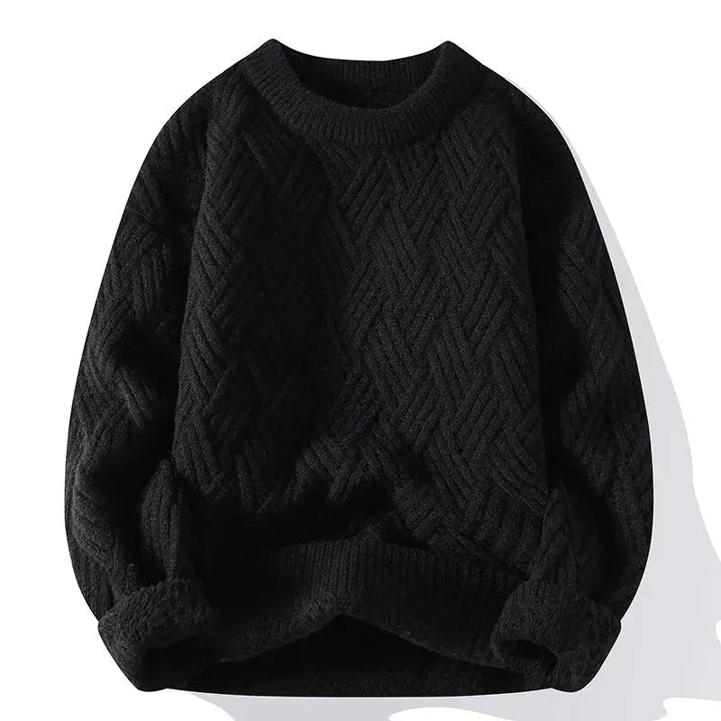 Morgan | Men's Crewneck Patterned Sweater - Image 6