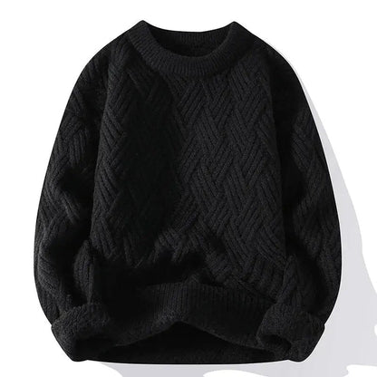 Morgan | Men's Crewneck Patterned Sweater - Image 6