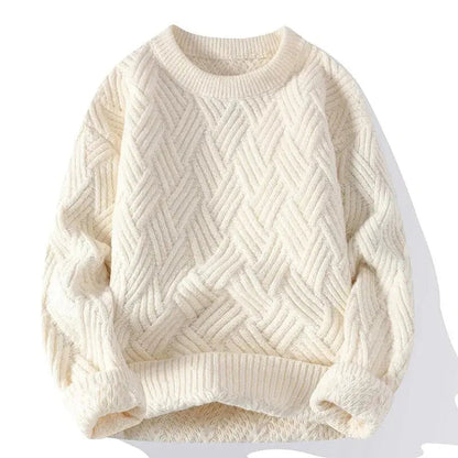 Morgan | Men's Crewneck Patterned Sweater - Image 7