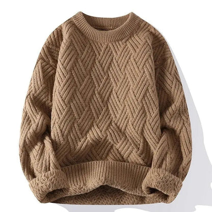 Morgan | Men's Crewneck Patterned Sweater - Image 8
