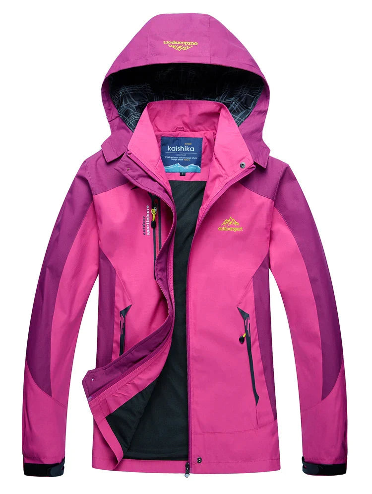 Cara | Women's Hooded Waterproof Outerwear Jacket - Image 4