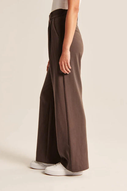 Reese | Tailored Chocolate Pants for Effortless Elegance - Image 4