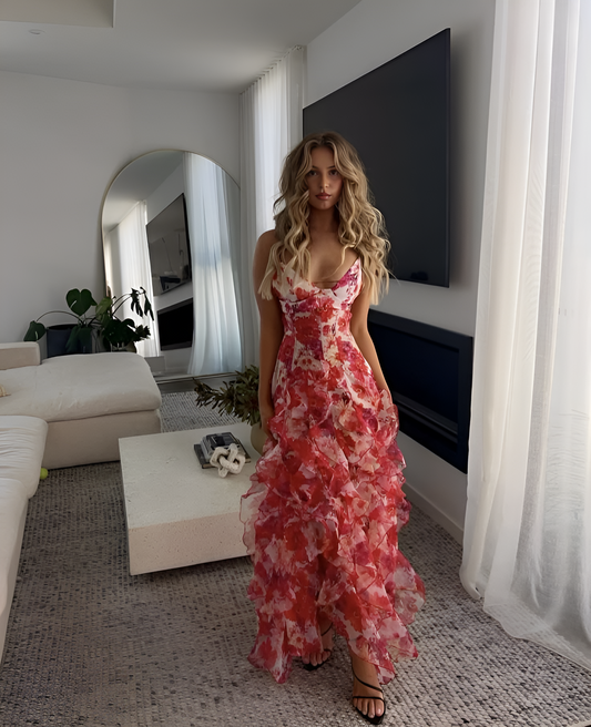 Charlene | Floral SILVANA Maxi Dress for Elegant Occasions - Image 1
