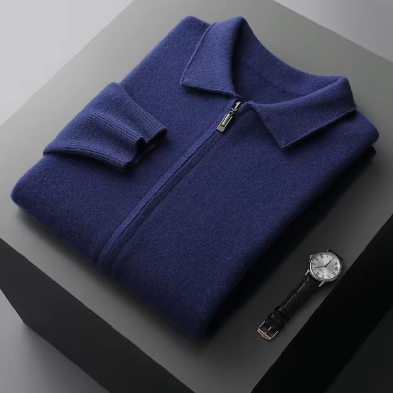 Robert | Men's Zip Up Sweater - Image 10