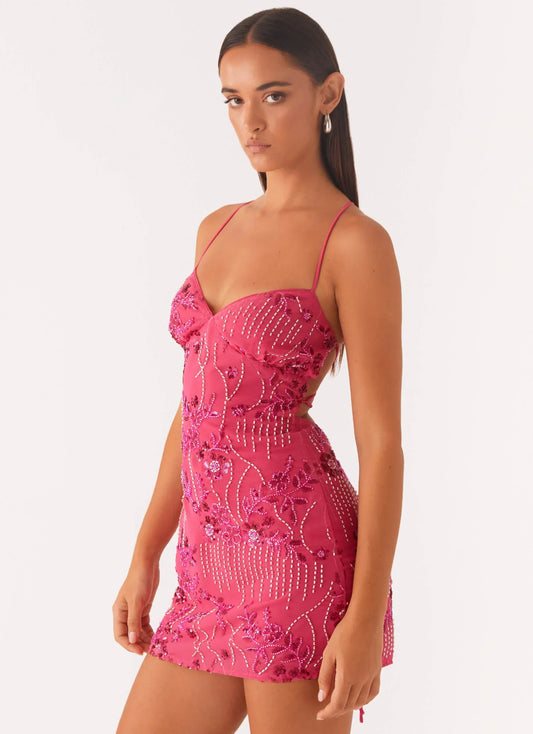 Judie | Embroidered Mini Dress for Every Occasion - Image 1