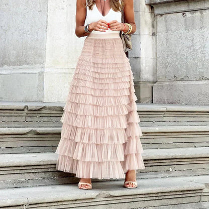Theresa | Elegant Tulle Midi Skirt for Women - Image 5