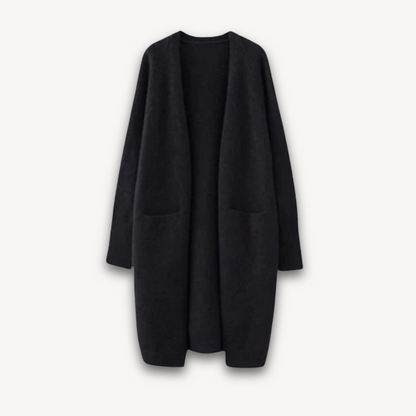 Kathleen | Women's Long Cardigan Coat - Image 2