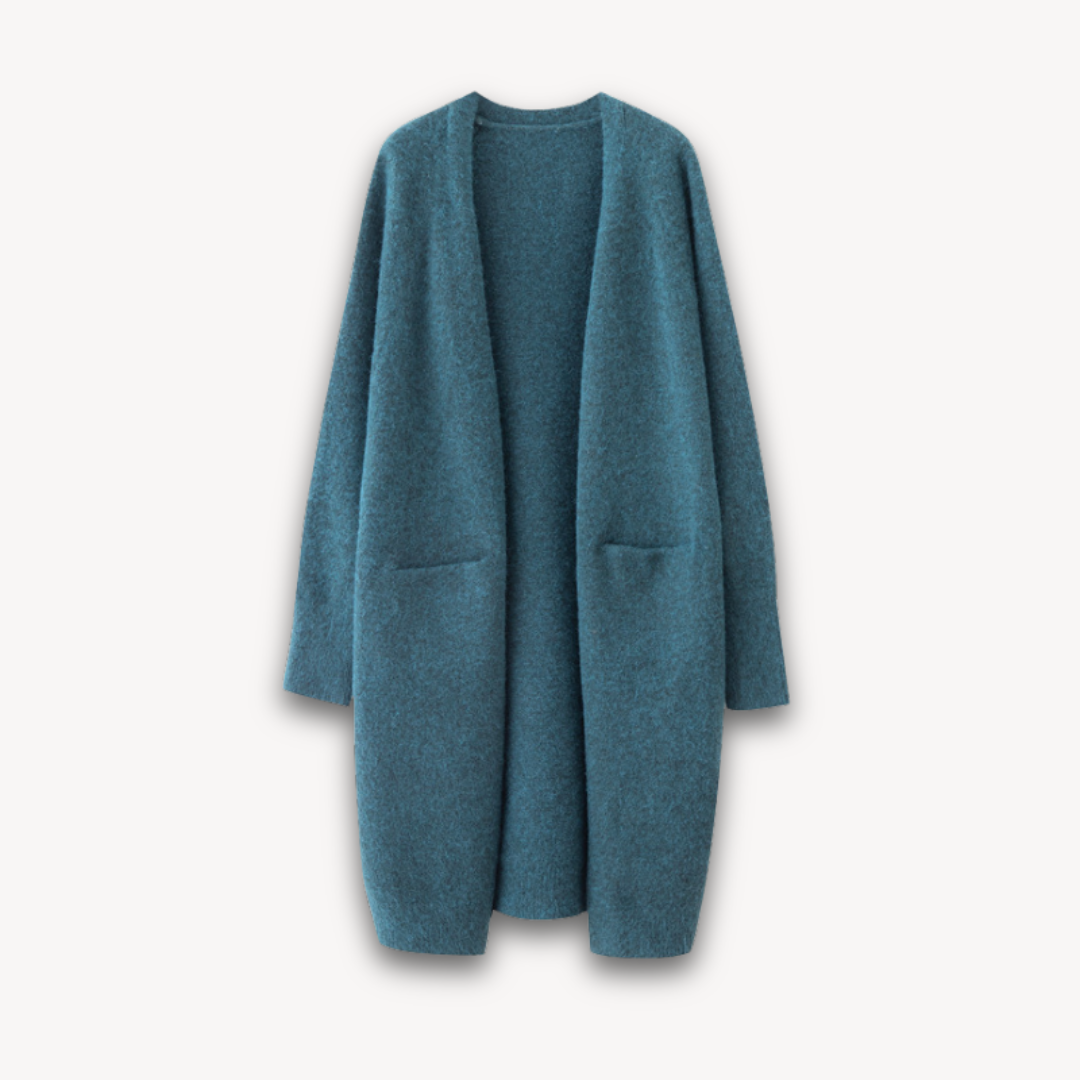 Kathleen | Women's Long Cardigan Coat - Image 3