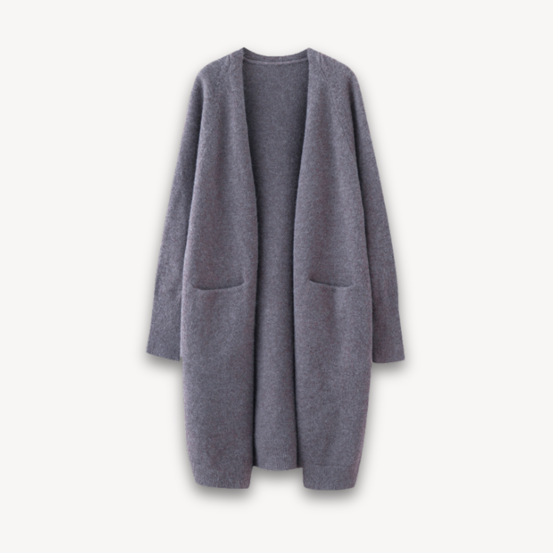 Kathleen | Women's Long Cardigan Coat - Image 4