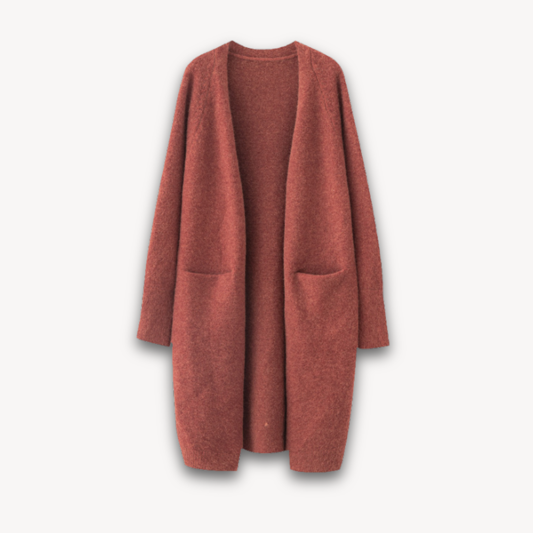 Kathleen | Women's Long Cardigan Coat - Image 5