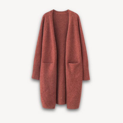 Kathleen | Women's Long Cardigan Coat - Image 5