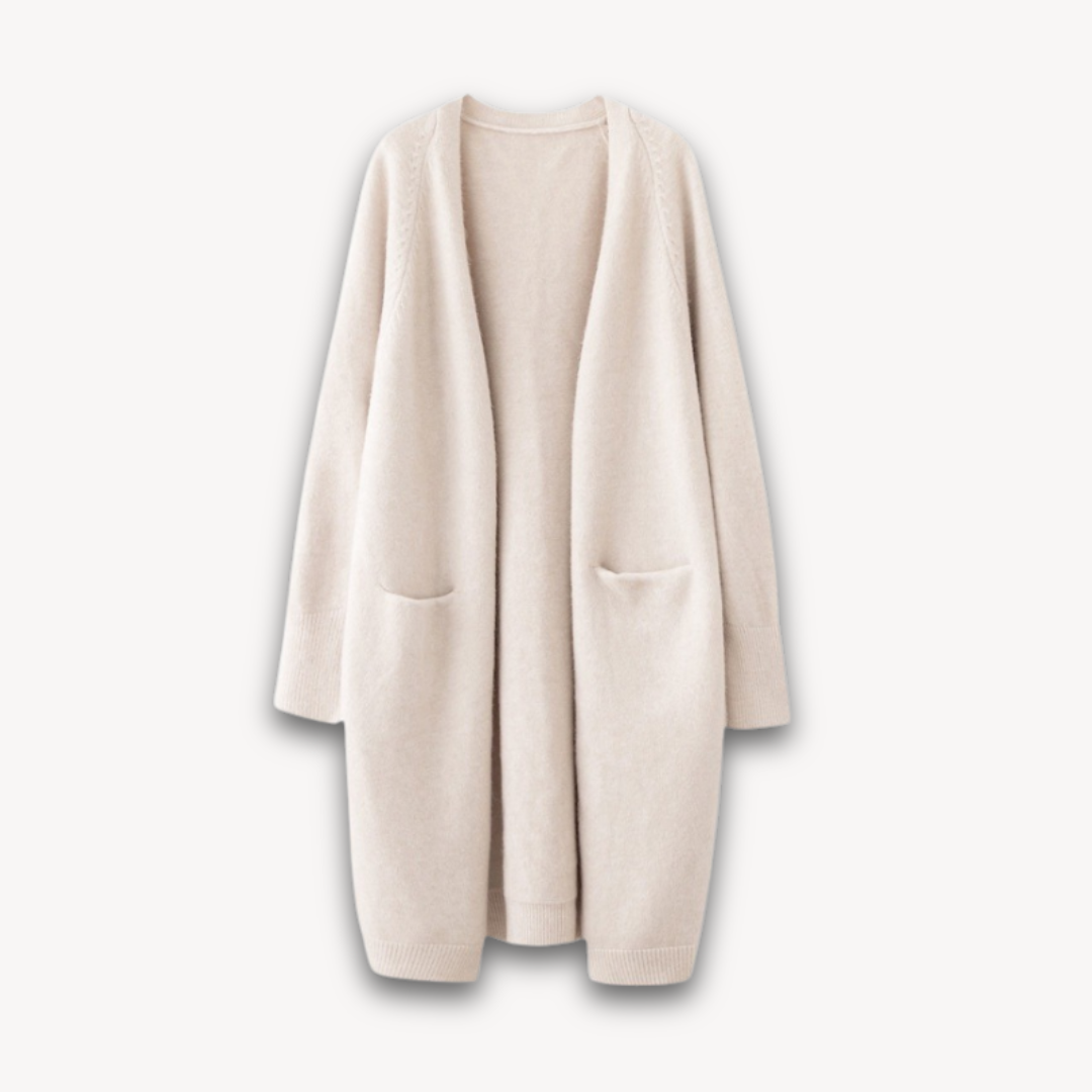 Kathleen | Women's Long Cardigan Coat - Image 1