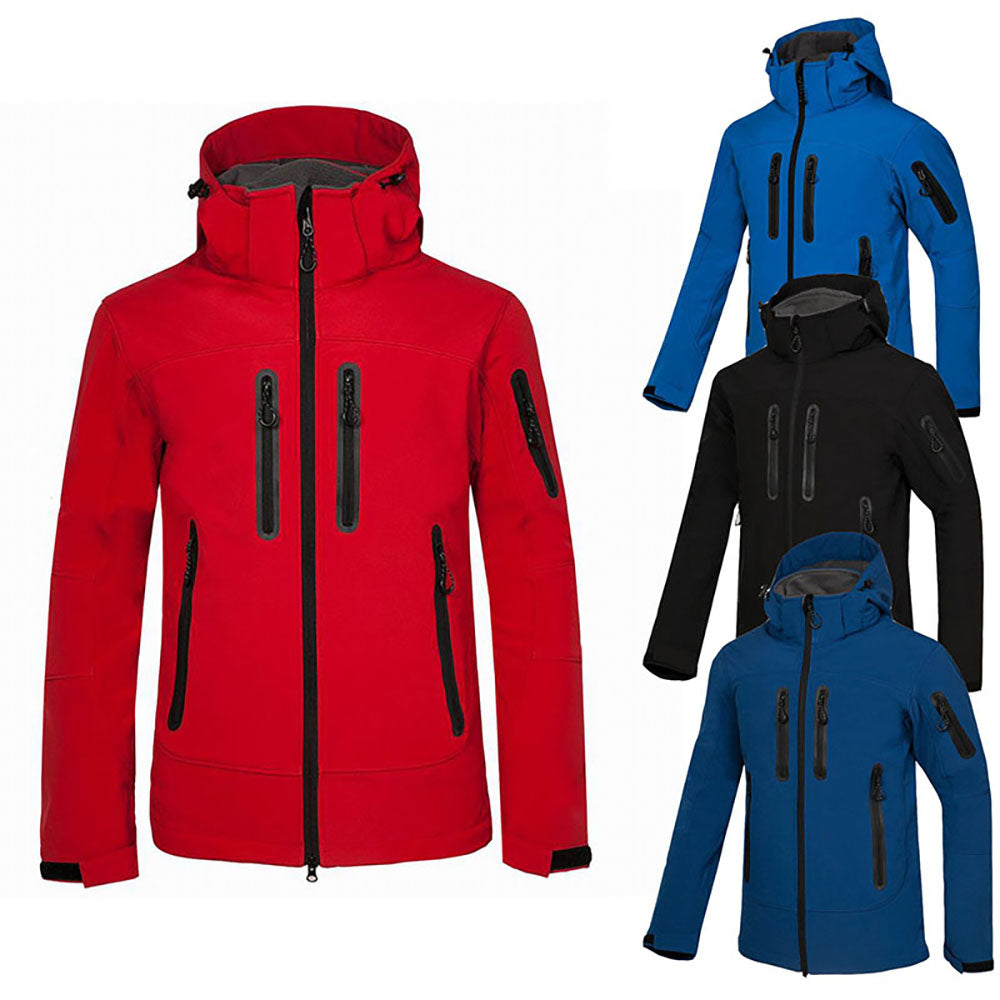 Percy | Men's Full Zip Hooded Jacket - Image 4
