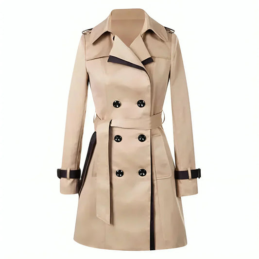 Sarah | Women's Double-Breasted Trench Coat - Image 1