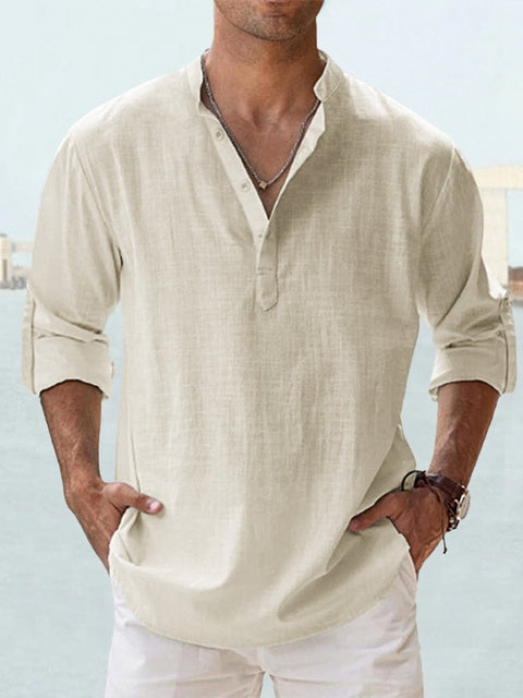 Clark | Casual Linen Shirt for Men – Relaxed Fit – Breathable and Stylish - Image 7