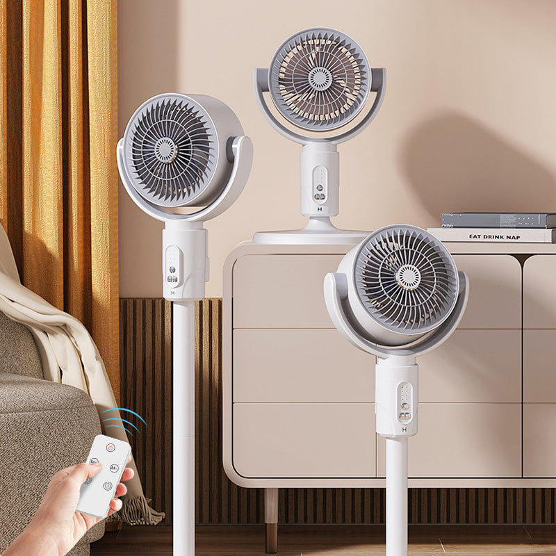Adjustable Height Stand Fan with Remote Control & Timer