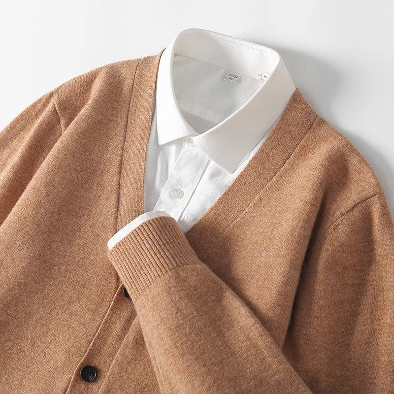 Nevin | Men's Button-Down Cardigan Sweater - Image 3