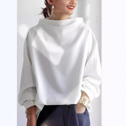 Image of Angela | Women's Oversized Funnel Neck Top