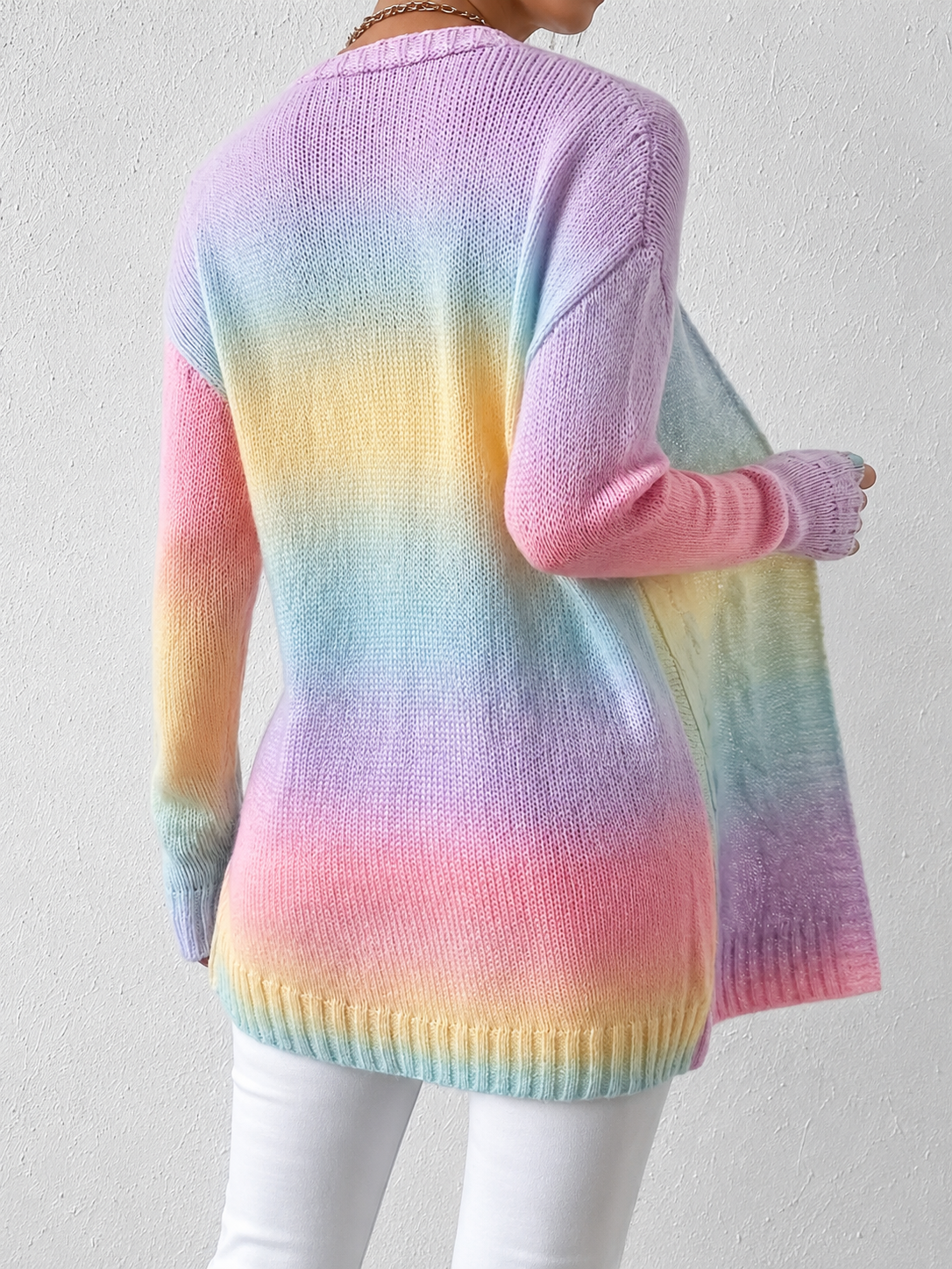 Ann | Women's Long Cardigan Sweater - Image 1