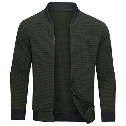 Darrell | Men's Quilted Zip-Up Bomber Jacket - Image 2