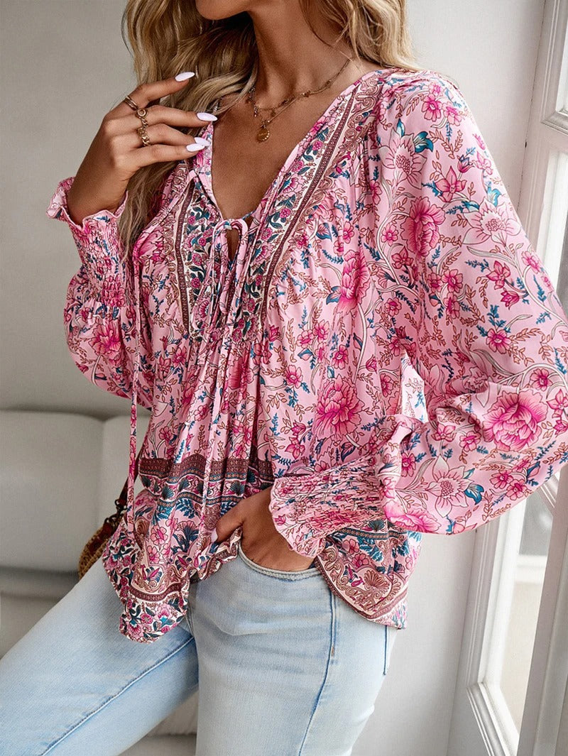 Linda | Stylish Summer Floral Top - Image 2