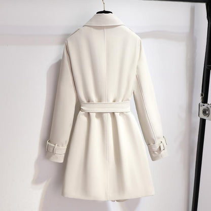 Michelle | Women's Belted Double-Breasted Coat - Image 2