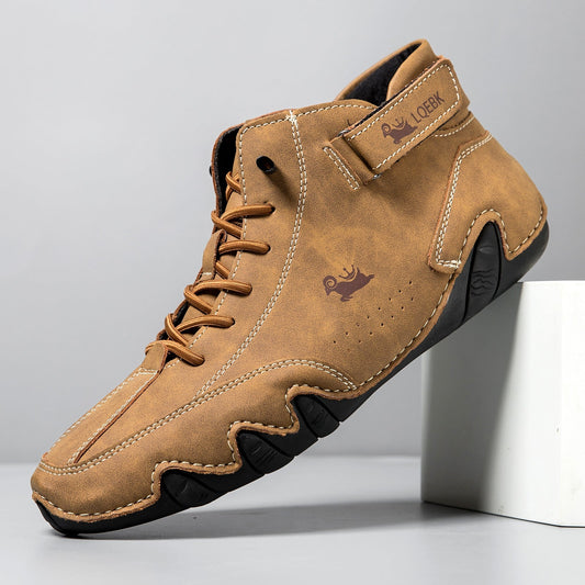 Landon | Trendy Unisex Genuine Leather Barefoot Shoes for Men and Women - Image 1