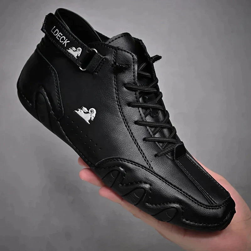 Landon | Trendy Unisex Genuine Leather Barefoot Shoes for Men and Women - Image 5